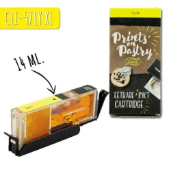 Prints on Pastry Eetbare Inkt Cartridge Geel XL (CLI-571Y)