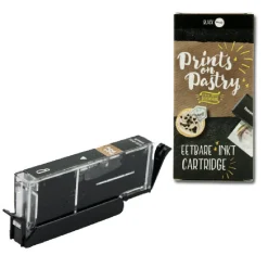 New Prints on Pastry Eetbare Inkt Cartridge Zwart-klein XL (CLI-581B)