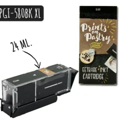 Hot Prints on Pastry Eetbare Inkt Cartridge Zwart XL (PGI-580BK)