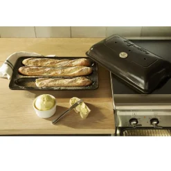 Discount Emile Henry Baguettesvorm Fusain 39x24cm