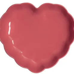 Clearance Emile Henry Madeleine Taartvorm Hart Rose Candy 26,5x24,5cm