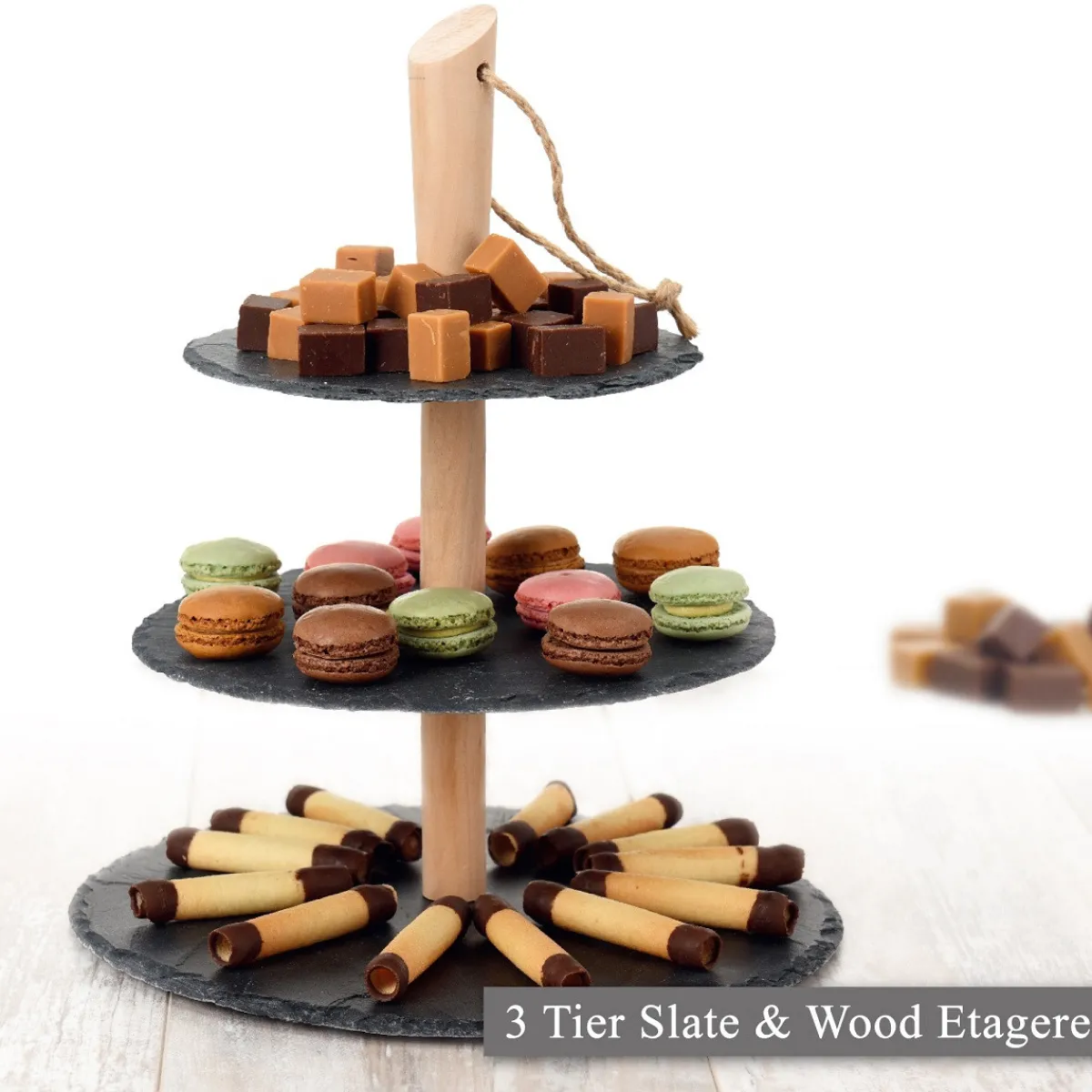 Discount Overig Etagere 3-Laags Leisteen**