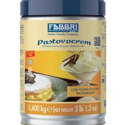 Clearance Fabbri Pastovocrem (gepasteuriseerd ei) 1,4kg