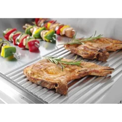 Hot Hendi Bakplaat half geribbeld 1/2 glad 1/2 geribd 230V/2400W