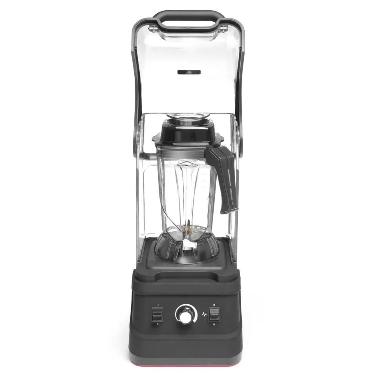 New Hendi Bar Blender analoog met geluiddempende kap 2,5L