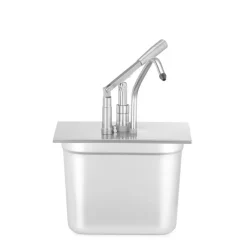 Hot Hendi Deksel met pomp voor GN-1/4 containers