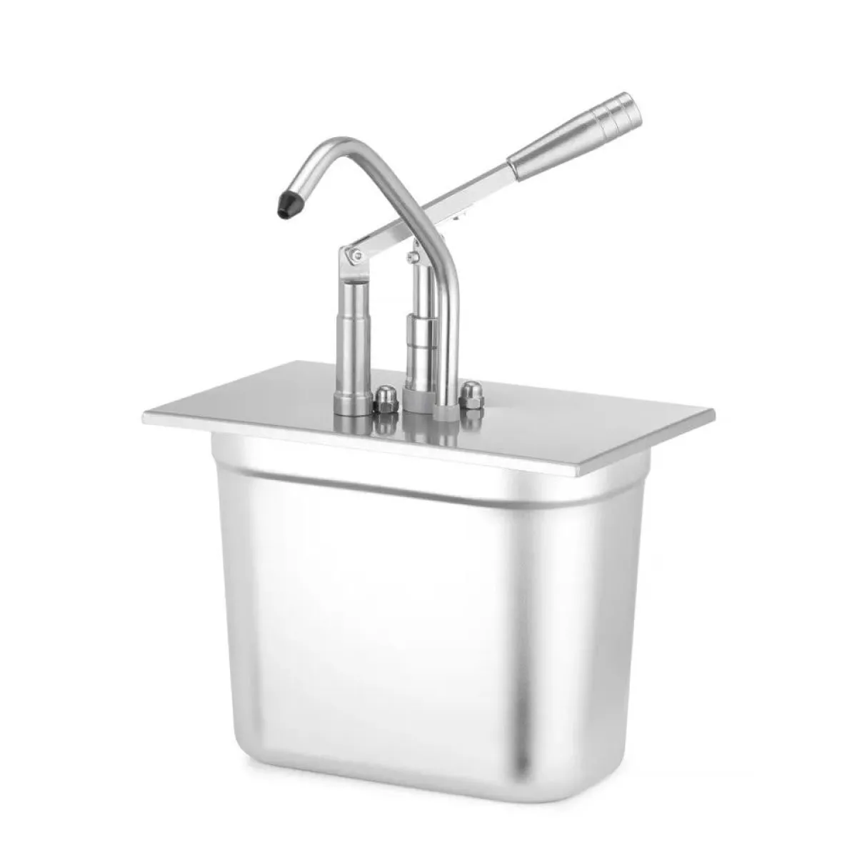 Hot Hendi Deksel met pomp voor GN-1/4 containers