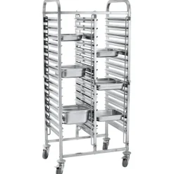 Hendi Dubbele regaalwagen - 30 x GN 1/1 798x610x(H)1710mm