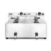Hendi Friteuse met aftapkraan - 2 x 8L