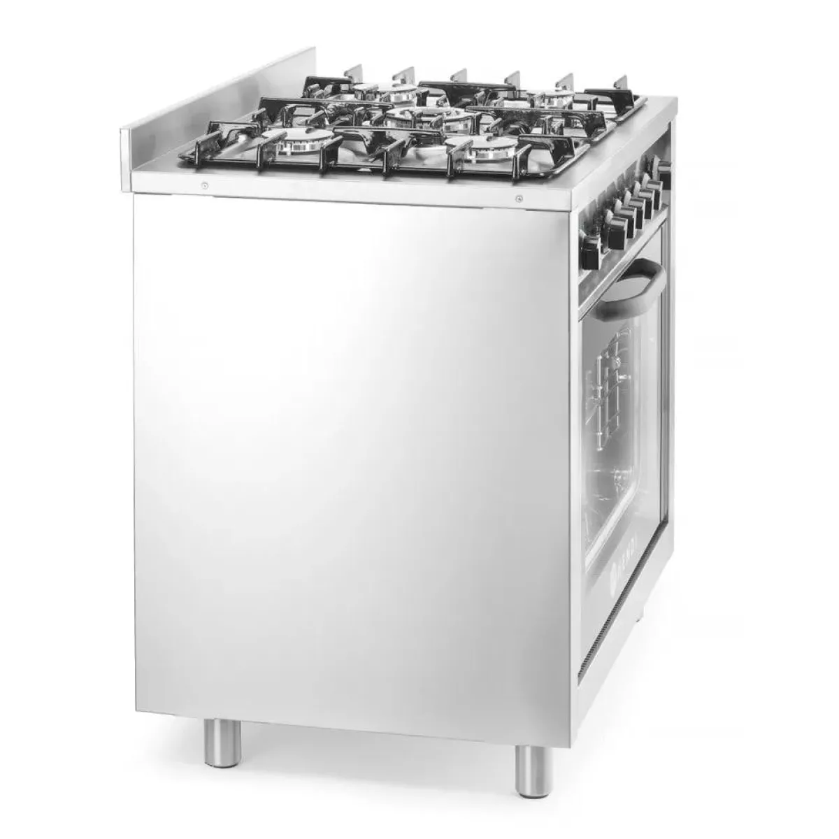 Online Hendi Gasfornuis - 5 pits met elektrische oven