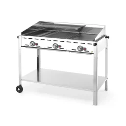 New Hendi Green Fire 3 branders incl. bakplaat + 2 GN1/1 rooster