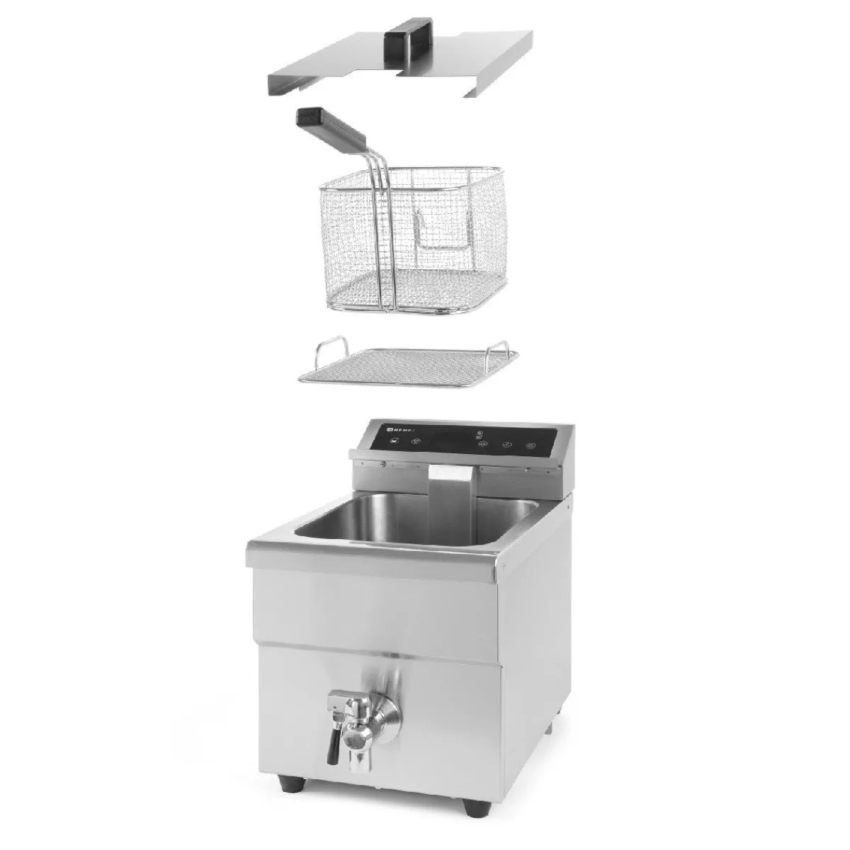 New Hendi Inductie friteuse met aftapkraan - 8L