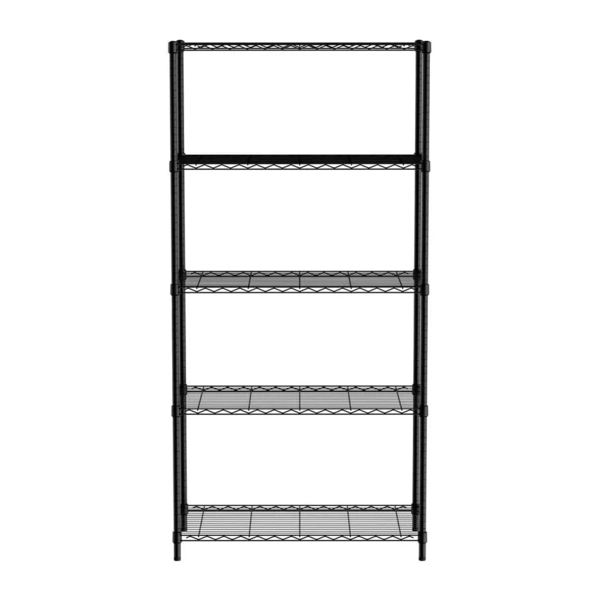 Best Hendi Opbergrek met 5 schappen Zwart