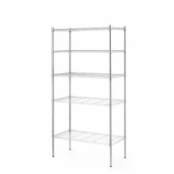 Best Hendi Opbergrek met 5 schappen Chroom