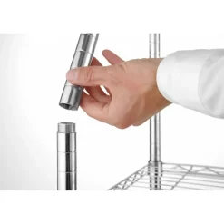 Best Hendi Opbergrek met 5 schappen Chroom