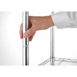 Best Hendi Opbergrek met 5 schappen Chroom