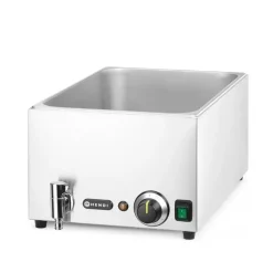 Hot Hendi Set: Bain-marie met afvoerkraan + 3x GN 1/3 en deksel