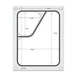 Sale Hendi Traysealer matrix Tweedelige colt container 227x178 mm