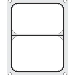 Best Hendi Traysealer matrix Twee-delige container 227x178 mm