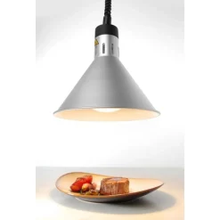 Hot Hendi Warmtelamp verstelbaar conisch Zilver