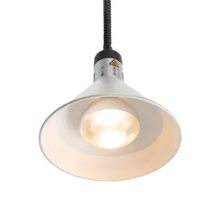 Hot Hendi Warmtelamp verstelbaar conisch Zilver