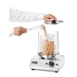 Outlet Hendi Worstenwarmer met glazen container