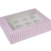 Outlet House of Marie HoM Cupcake Doosje 12 Circus (incl. tray met venster) 50st**