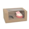 House of Marie HoM Cupcake Doosje 2 Kraft (incl. tray met venster) 100st.