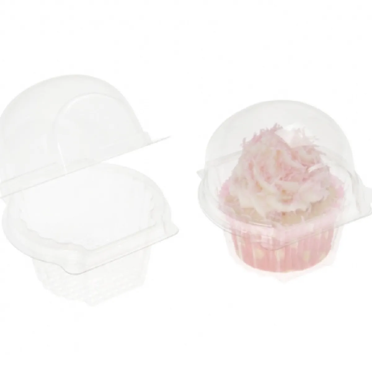 House of Marie HoM Cupcake Pod 1 Transparant 96x90x86mm 15st.