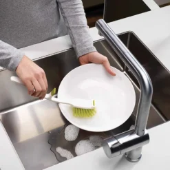 Hot Joseph Joseph Afwasborstel met Gootsteensteun Grijs