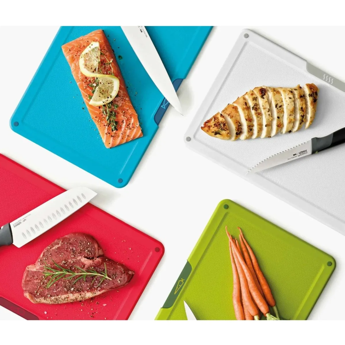 Outlet Joseph Joseph Snijplank & Messenset Set/8