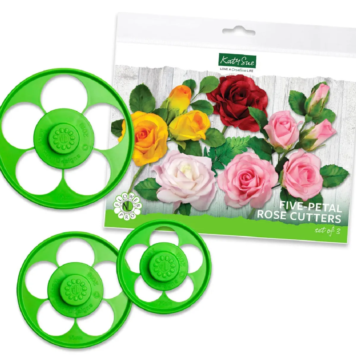 Online Katy Sue Bloemblad Uitstekers Set/3
