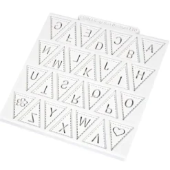 Hot Katy Sue Mold Alfabet Vlaggetjes