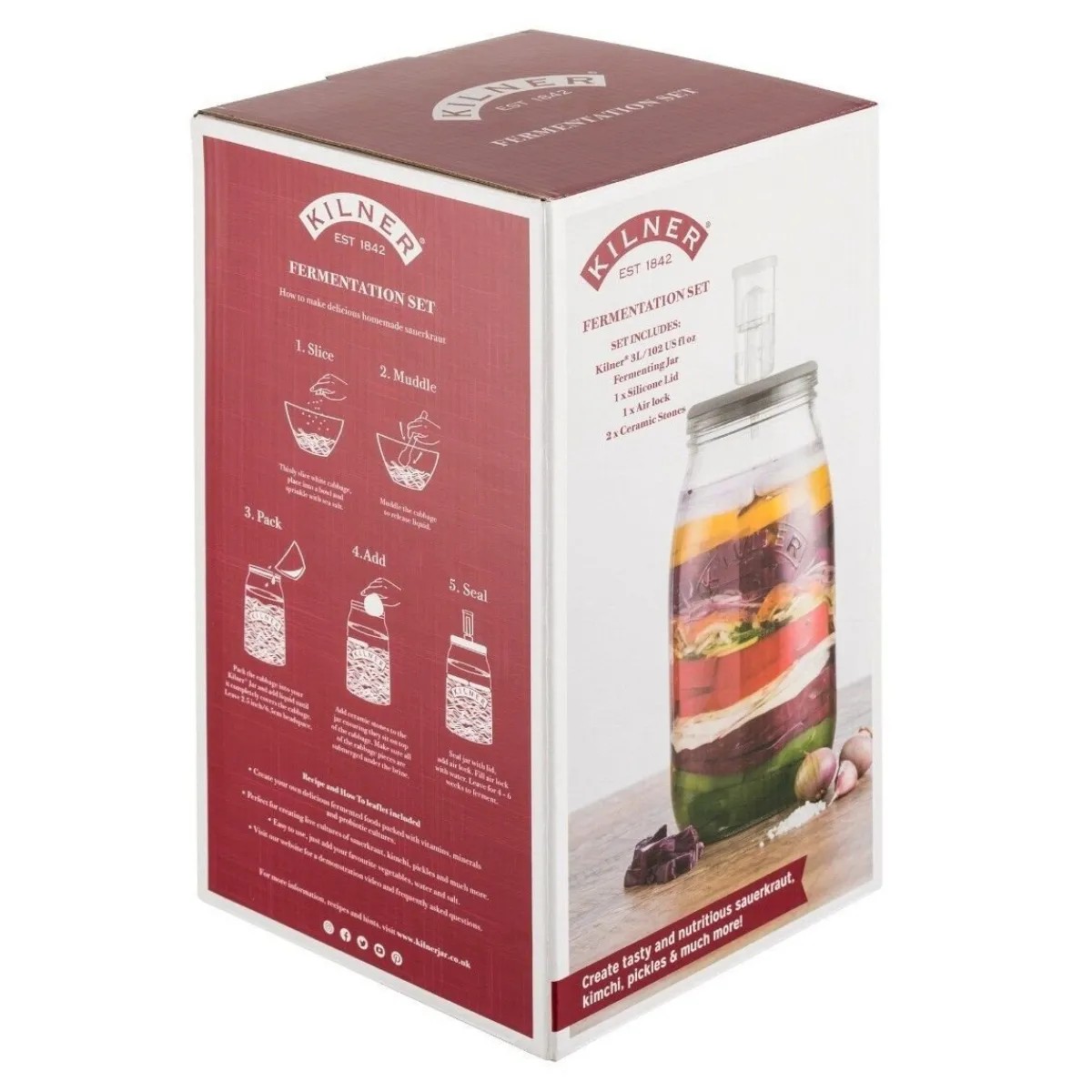 Hot Kilner Fermentatieset 3L