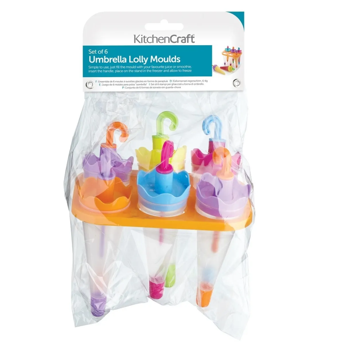 Sale Kitchen Craft IJsvormpjes Paraplu voor 6 IJsjes
