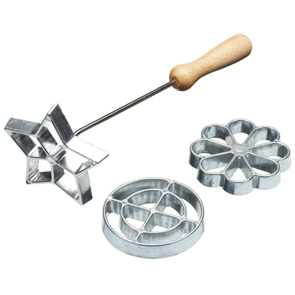 New Kitchen Craft Rozet Mallen IJzer Set/3