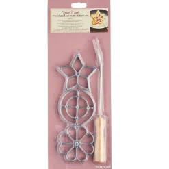 New Kitchen Craft Rozet Mallen IJzer Set/3