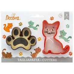 New Decora Koekjes Uitsteker Kat en Poot