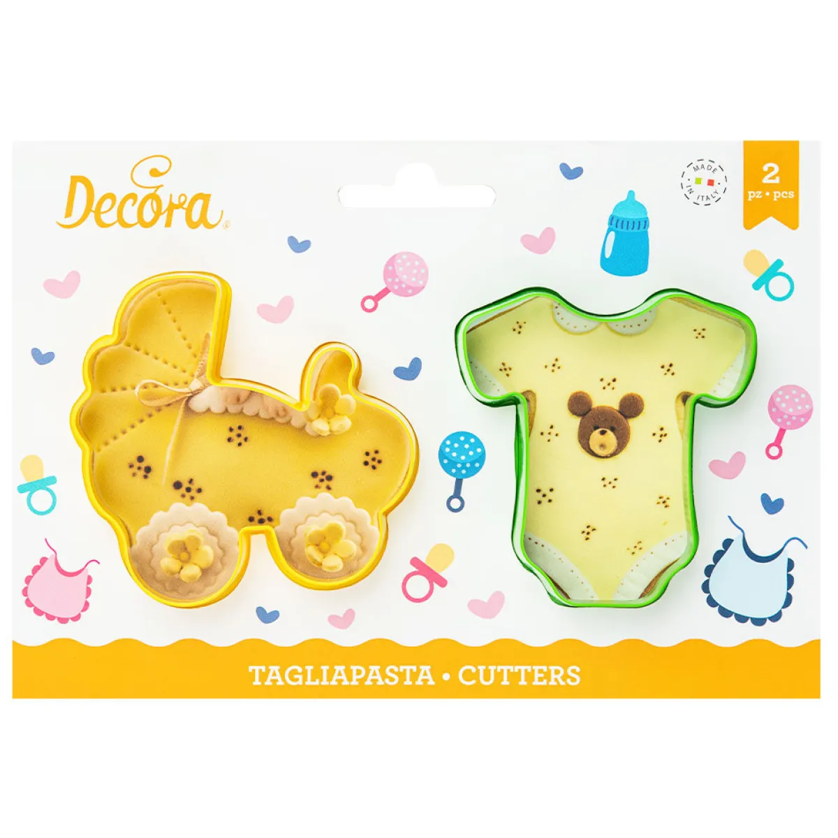 Best Decora Koekjes Uitsteker Romper en Kinderwagen**