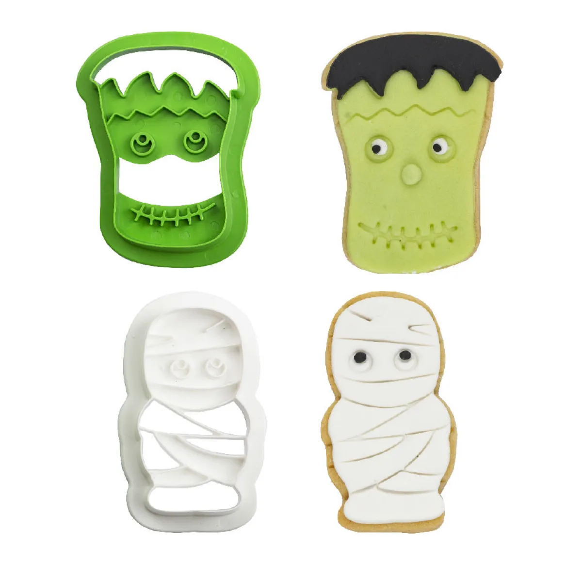Decora Koekjes Uitsteker Set Halloween Monsters 2-delig