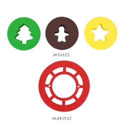 Decora Koekjes Uitsteker Set Kerst Mix & Match 4-delig