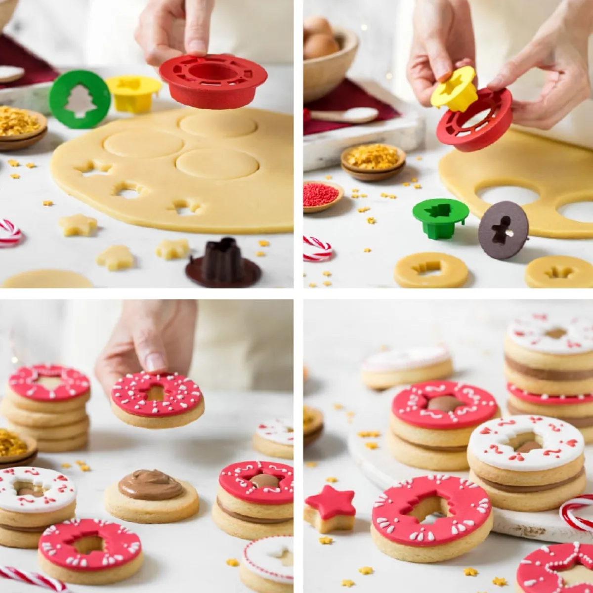 Decora Koekjes Uitsteker Set Kerst Mix & Match 4-delig