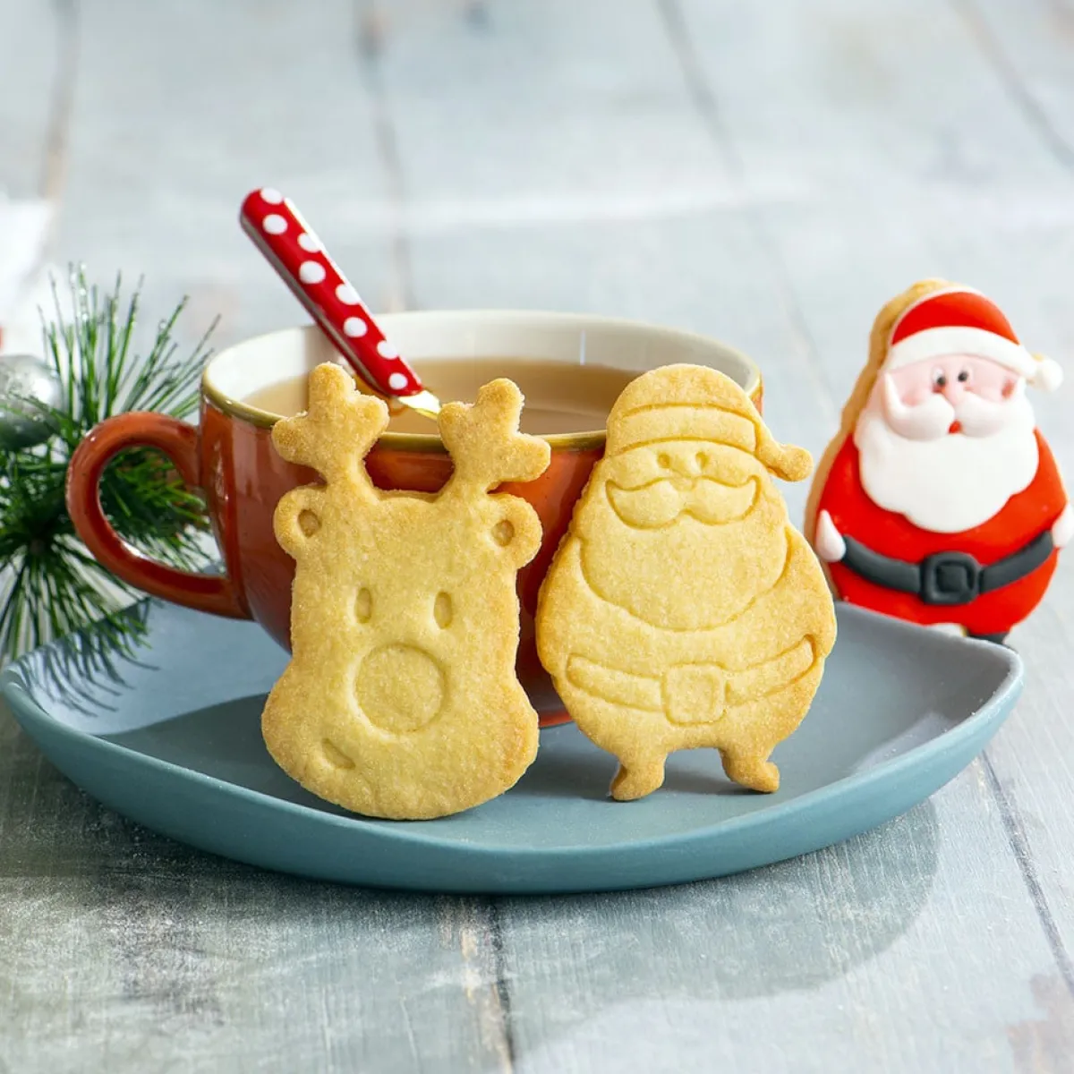 Clearance Decora Koekjes Uitstekerset Kerstman & Rendier