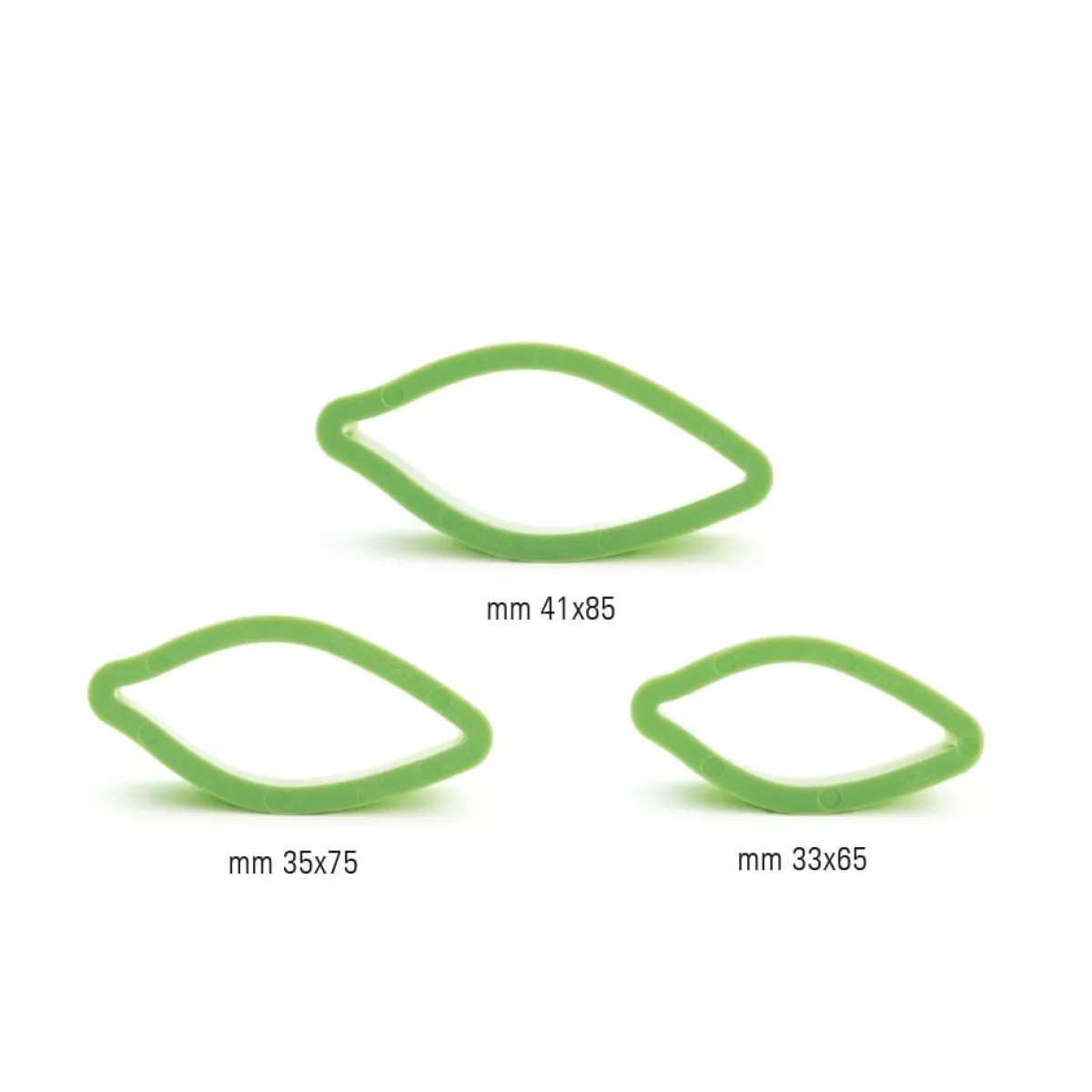 Clearance Decora Koekjes Uitstekerset Lange Bladeren 3st.