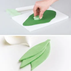 Clearance Decora Koekjes Uitstekerset Lange Bladeren 3st.