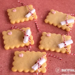 Clearance Decora Koekjes Uitstekerset Rechthoek met Kartel 4st.