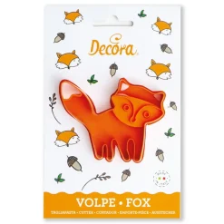 Clearance Decora Koekjes Uitstekerset Vos 7,5x10x2(h)cm