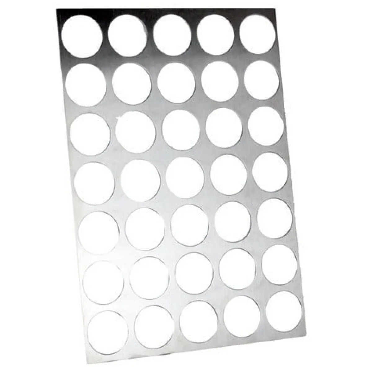 Hot Logo-galettes sjabloon RVS Rond