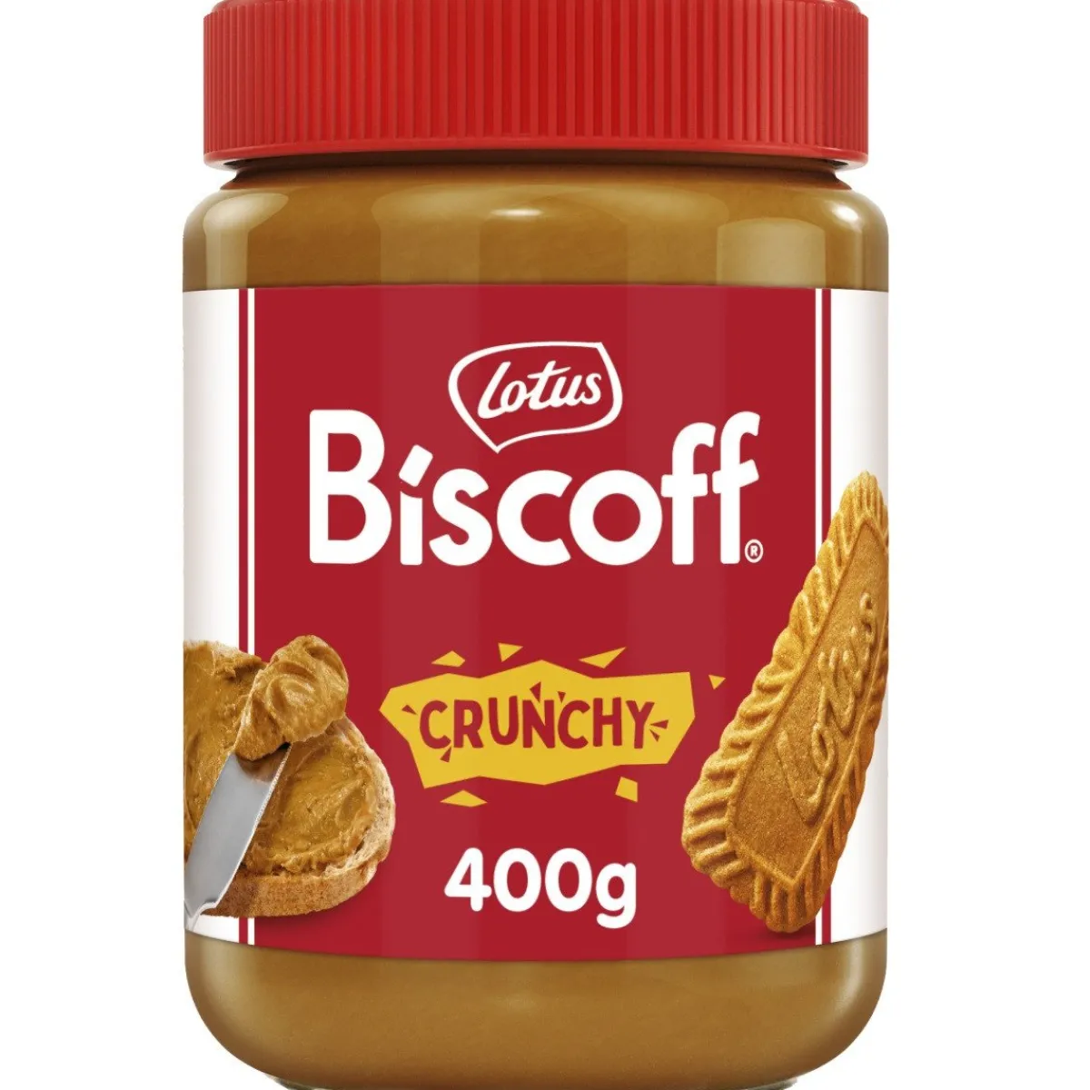 Clearance Lotus Biscoff Speculoospasta Crunchy 400gr