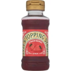 Hot Lyle's Strawberry Syrup Knijpfles 325gr.
